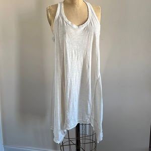 Magnolia Pearl Paz Tank Tunic Top Dress Ivory White One Size